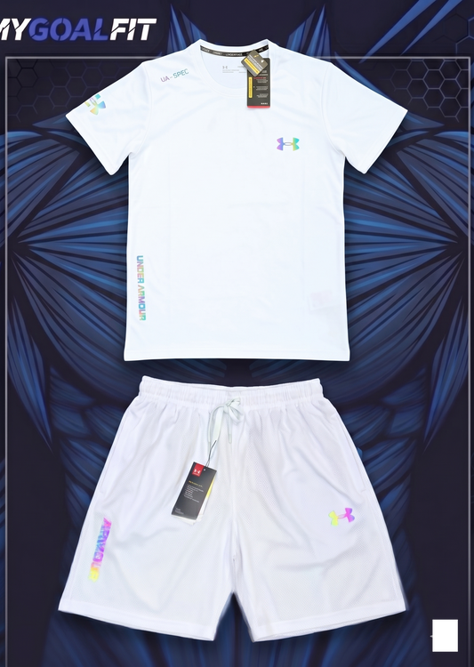 Ensemble concept blanc fluo