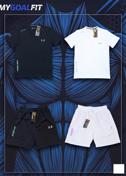 Ensemble Duo Noir et Blanc Concept Fluorescent