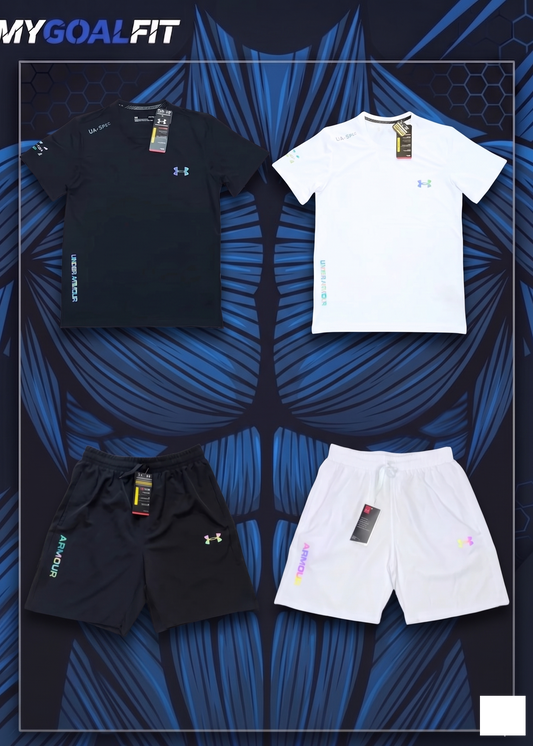 Ensemble Duo Noir et Blanc Concept Fluorescent