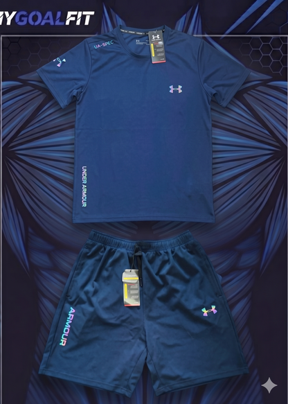 Ensemble Duo Bleu et Noir Concept Fluorescent